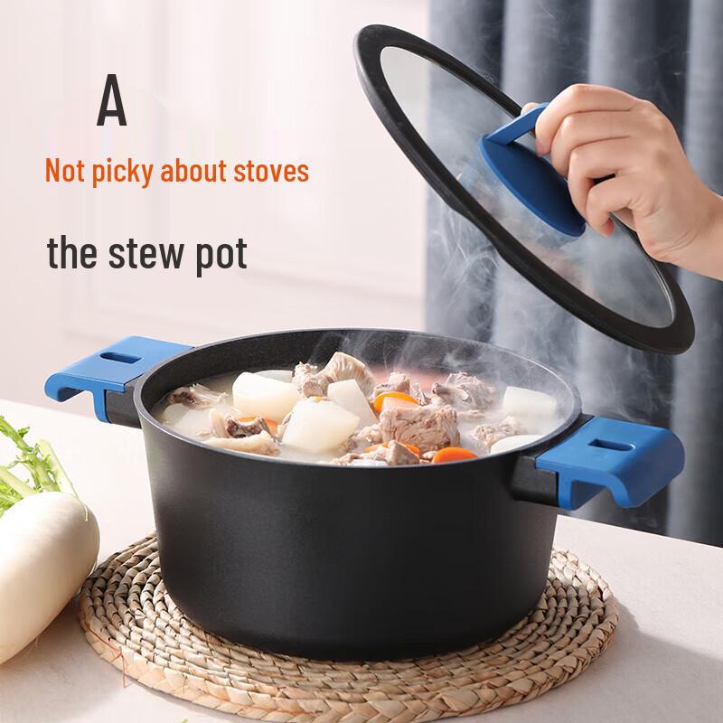 Dessini Blue Shark Pro 24cm Non-Stick Multi-Purpose Pot