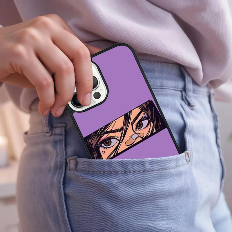 Pop art Anime Girl Aesthetic Phone Case For iPhone 17 Air 15 16e 14 13 Pro Max Coque 12 11 Pro Max PLUS cover