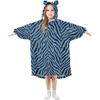 Guinea Pigs Flower Wearable Blanket Hoodie for Kids Flannel Wearable Blankets Sweatshirt 3-14YR