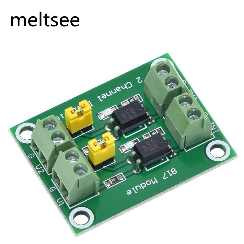 

PC817 3.3V-30V 2-канальна 4-канальна оптронна плата ізоляції Перетворювач напруги Модуль адаптера Драйвер Фотоелектричний ізольований модуль 2 way