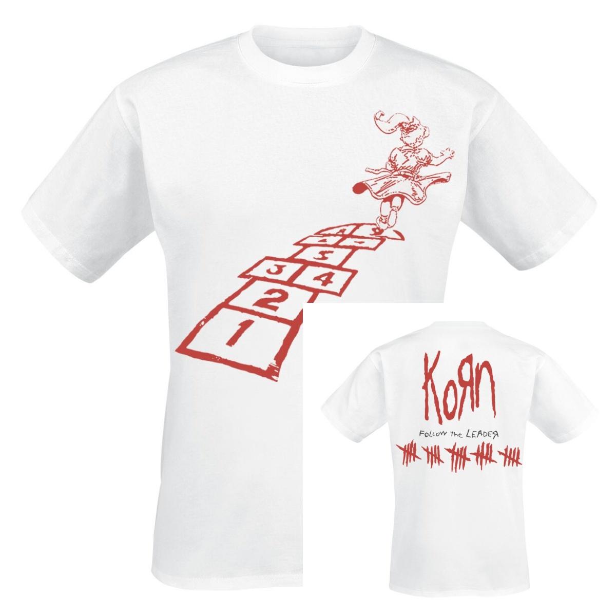 

Fit Korn Graphic Cotton Band Shirt Unisex Summer Short Sleeve Fashion Brand Tee Luxury Casual Vintage M
