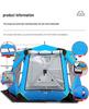 Thickened Cotton-Padded Winter Tent: Quilted, Windproof, and Warm for Extreme Cold Ice Fishing and Camping