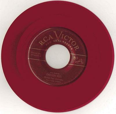 7inch Record BOSTON POPS ORCHESTRA - Chicken Reel 490527 RCA VICTOR RED  1949 US Jazz Used