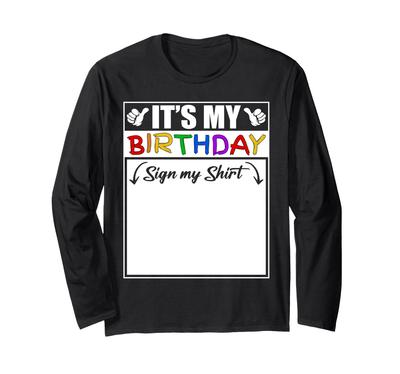 Sarcastic Funny White Shirt Black Edition Long Sleeve T-Shirt