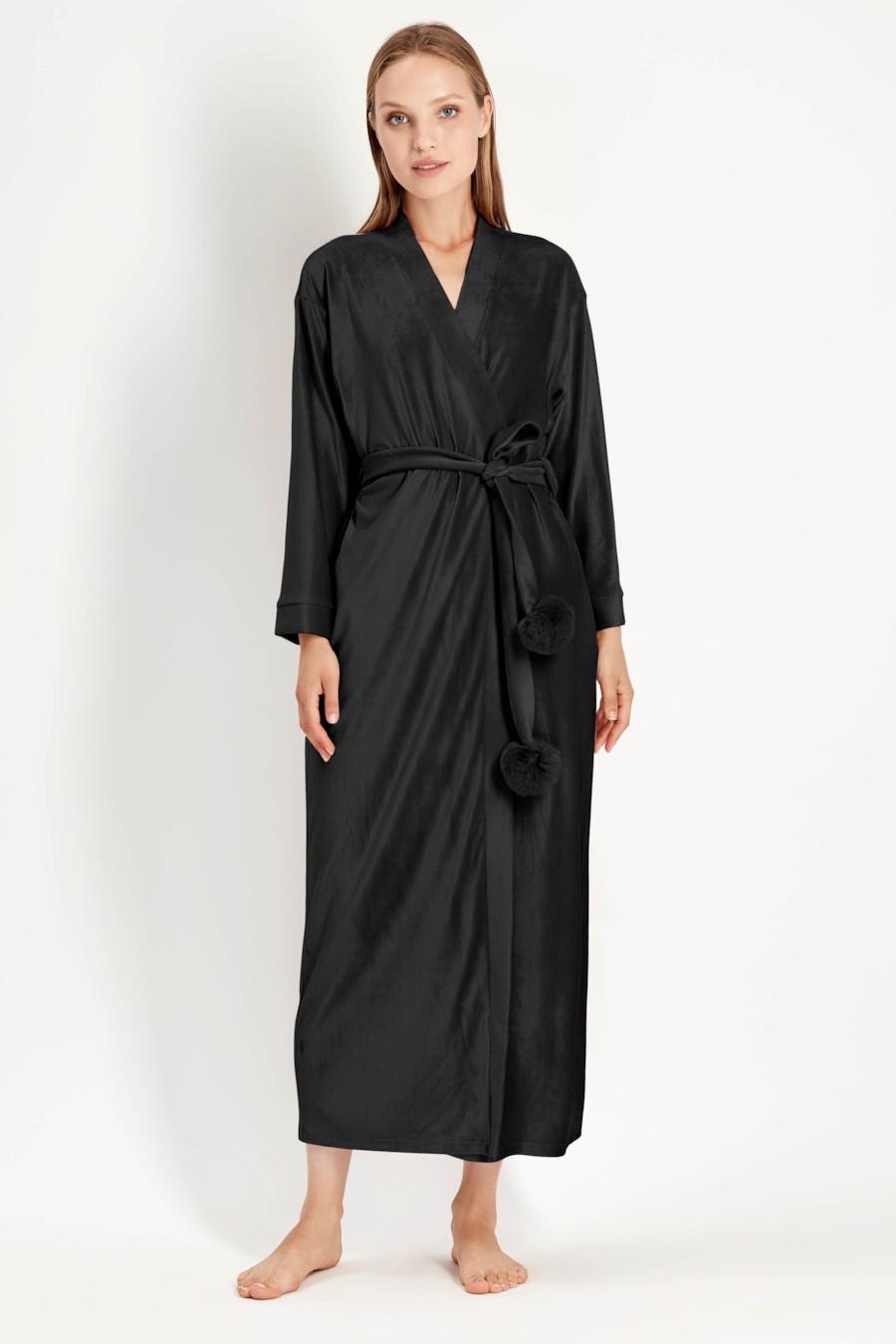 

Халат Anabel Arto (76525) 48(XL) прозорий колір чорний