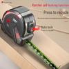 Double-Sided Fluorescent Tape Measure: Thick, Durable, Wear-Resistant, Waterproof, Drop-Proof, High-Precision, Transparent Ruler for Woodworking.