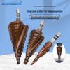Cobalt Step Drill Bit, M35/Co Stainless Steel Hole Opener, Industrial Grade Hex Shank Cone.