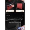 Car Leather Garbage Bags, Rear Seat Backrest Hanging Magnetic Absorption for Car Interior Cleaning Supplies