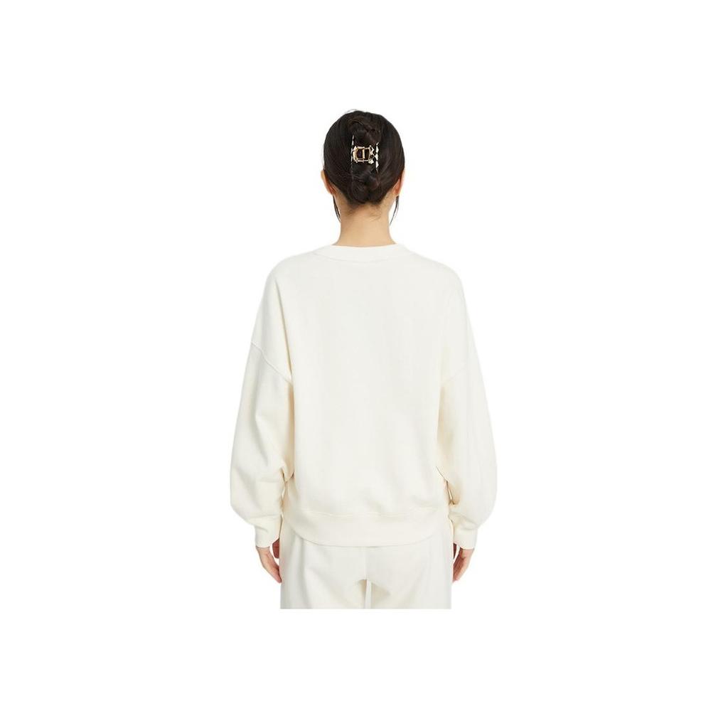 Puma FW22 Brand Logo Print Solid Color Crew Neck Pullover Sweatshirt Women sweatshirt Off-White 673570-99