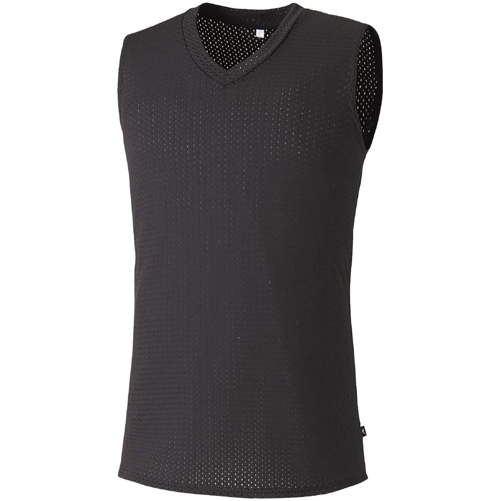 Mizuno Dry Aeroflow Tennis Inner Highly Size 62JA2055 Shirt, Sleeveless, Breathable, Stretchable, Black, XS,