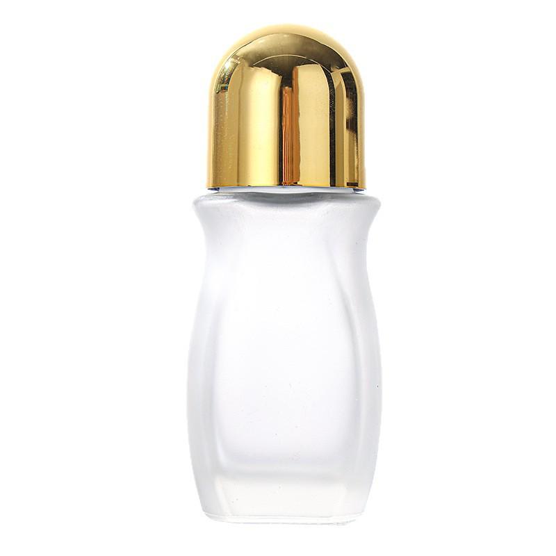 50ml Frosted Glass Rollerball Bottle for Essential Oils and Serums
