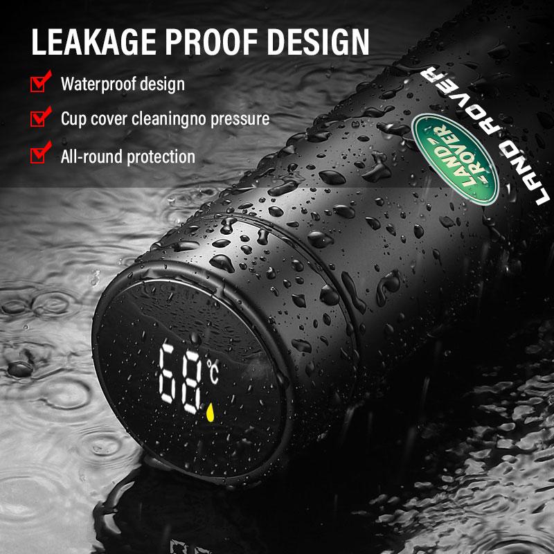 500ml Smart Thermo Mug Filter Coffee Drink Flask Temperature Display For Land Rover Discovery Range Rover Evpque Defender Car Eyeglass Rover L322 L405