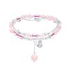 Crystal Bracelet Lucky Peach Blossoms, Rich Flowers, Gentle Wind and Full of Vitality, Full of Transport Beads, Beaded Stacked Belt Ba2507087