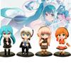 Entzückendes Pvc Anime Sänger Figuren Set Perfekt für Sammler Niedliche Cartoon Spielzeuge