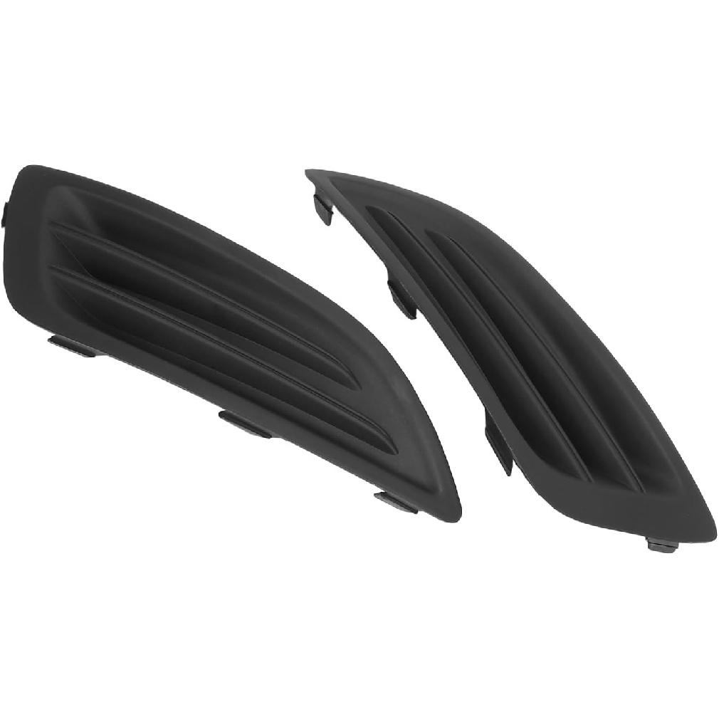 Aqxreight Front Bumper Fog Light Cover D2BZ15266AA for 2014 To 2019, Enhances Safety and Visibility, Black ABS Material