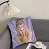 A-Aurora Aksnes Singer Cushion Cover Reversible Plush Pillow Cover – For car, sofa, bedroom, perfect as a gift.