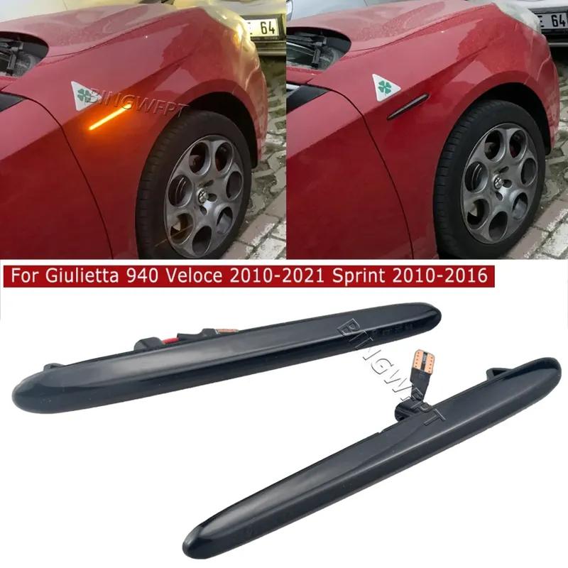 Turn Signal Blinker Lamps For Alfa Romeo Giulietta 940 Juliet Sprint Veloce 2010-2021 LED Dynamic Side Marker Lights Arrow