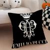 fashion vibrant EEEmilio Pucci Cushion Cover Throw Pillow Cover Hidden Button Durable Polyester Chair Cushion
