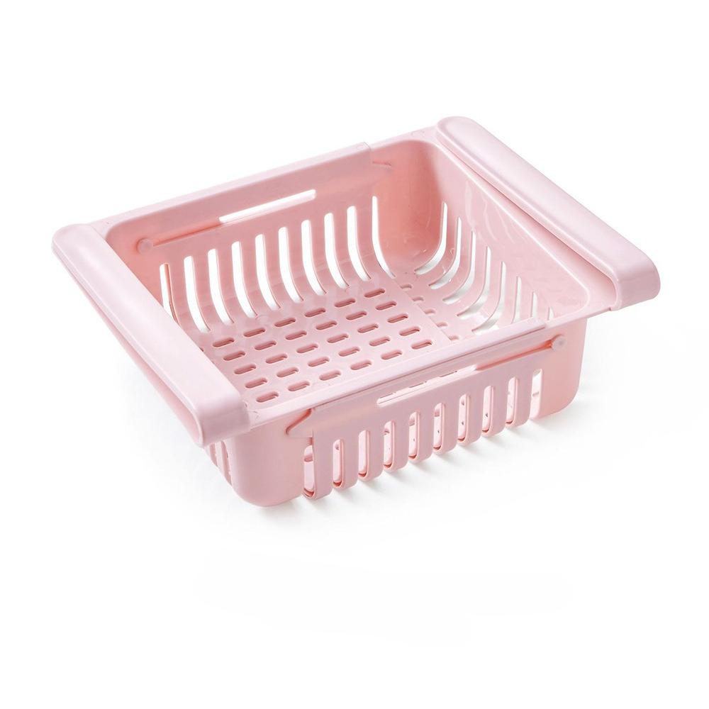 

1 PC Scalable Refrigerator Storage Basket, Living Room Home Storage Box, Egg Storage and Organizing Box, Refrigerator Shelf