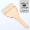 Wei Zhuang Long Handle Wool Fan Brush for Watercolor Painting