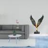 Flamingo Resin Statue Sculpture Bird Home Decor Modern Art Garden Figurine with Metal Stand Feng