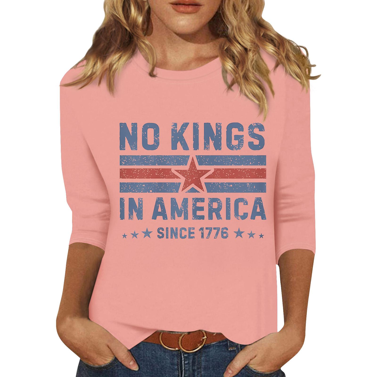 

Women s Casual Three Quarter Sleeve Pullover Sweatshirt Crew Neck Lightweight Loose Fit Printed Graphic Top XL