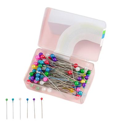 Sewing Pins 100 Piece 1.5in Pearlized Ball Head Quilting Straight Pins for Dressmaker DIY Crafts Jewelry Decoration Handmade