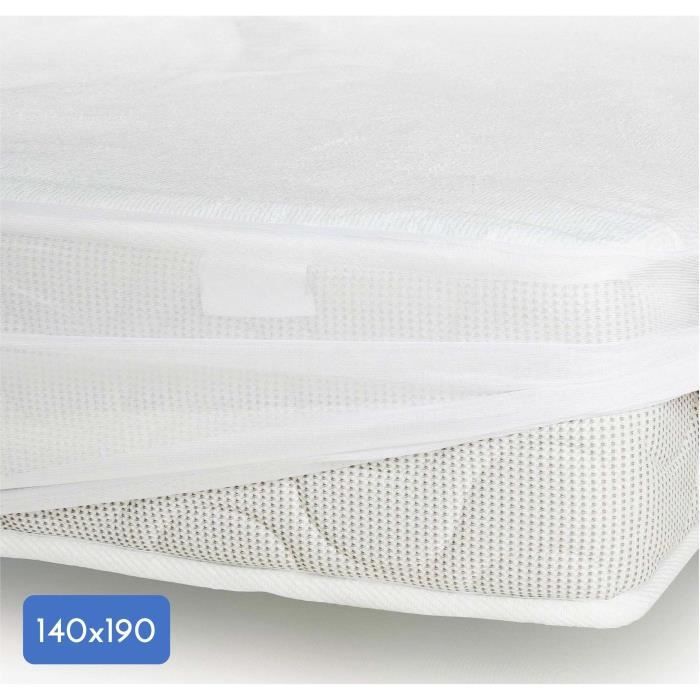 Mattress Protector - 140 X 190 Cm X 25 Cm - 100% Cotton - 170 G/M2 - LOVELY HOME