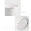 Mubaisen Embossed Disposable 500ml Milk Tea Cups with Lids