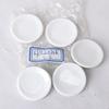 5pcs Dollhouse Miniature White Ceramic Food Plates Kitchen