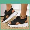 Sandals Casual Summer Mesh Women Shoes White Thicksoled Laceup Sandalias Open Toe Beach Shoes For Women