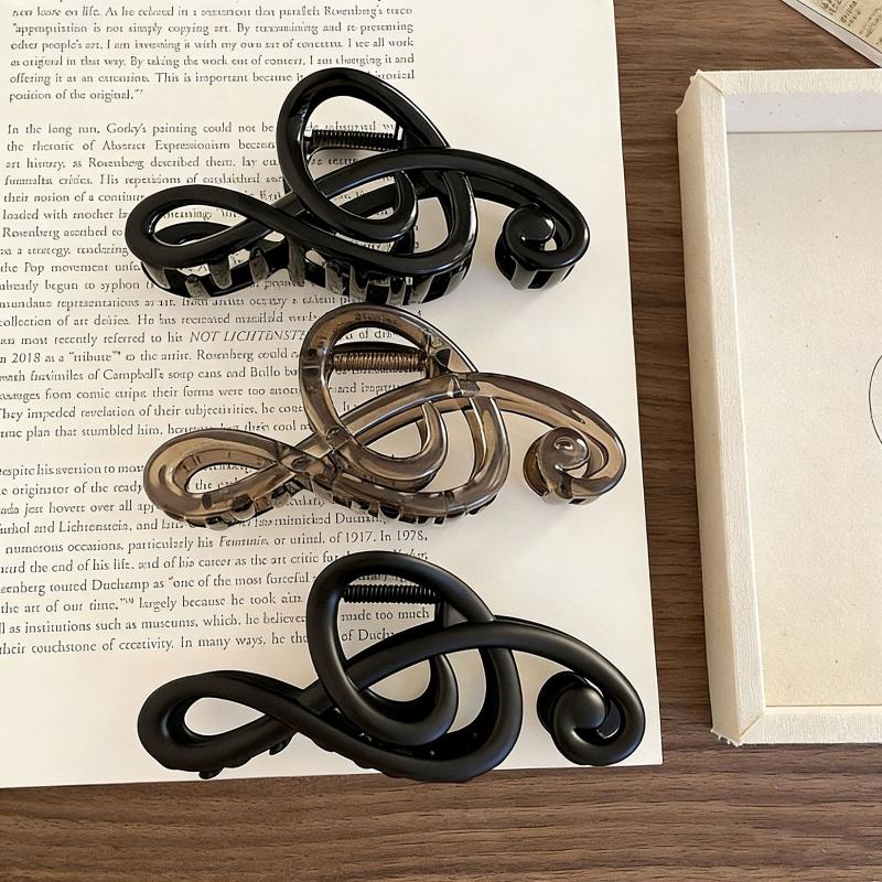 Creativity Musical Note Shape Hair Claw Clips Sweet Style Minimalist Shark Clip Headwear Hairpins Hair Accessories Gift