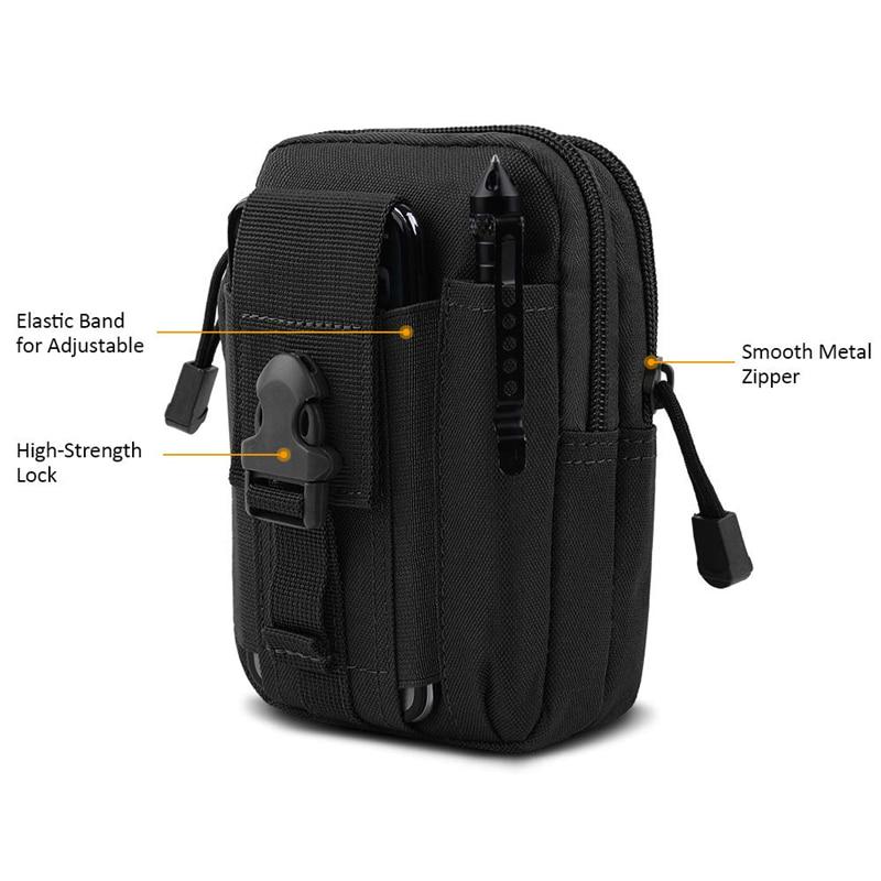 Pouch Waist Bag Waterproof Nylon Multifunction Bag Small Bag Mobile Phone Case Hunting Bag