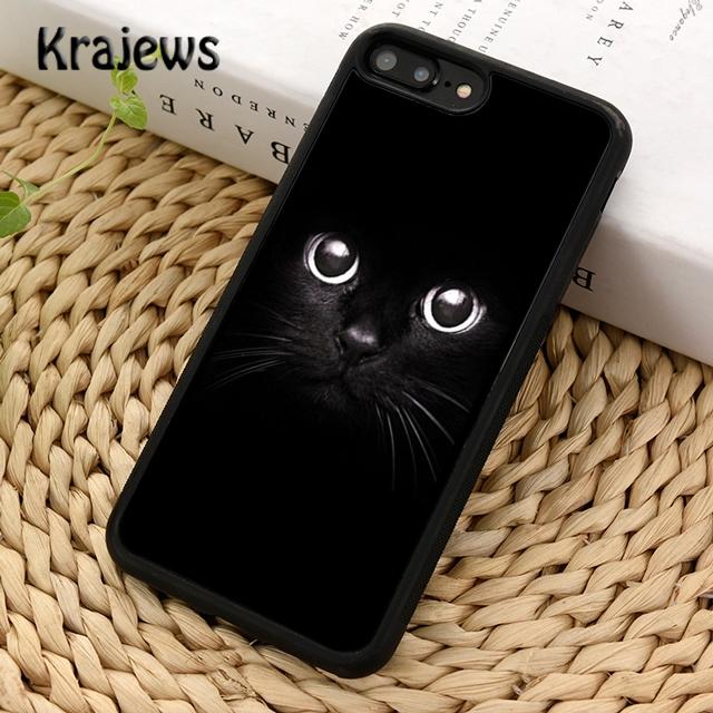 Měkké pouzdro na telefon Krajews Witches Black Cat pro iPhone 14 5 6s 7 8 plus X XR XS 11 12 13 pro max Samsung Galaxy S21 S22ultra
