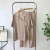 Men's Homewear Tencel Cotton Couple Pajamas Women's Summer New Arrival Short Sleeve Pants Casual Minimalist Suitable for Daily Wear Suit