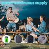 Outdoor Emergency Radio Solar Charging Hand Cranked Weatherproof Emergency Radio with LED Flashlight For Camping