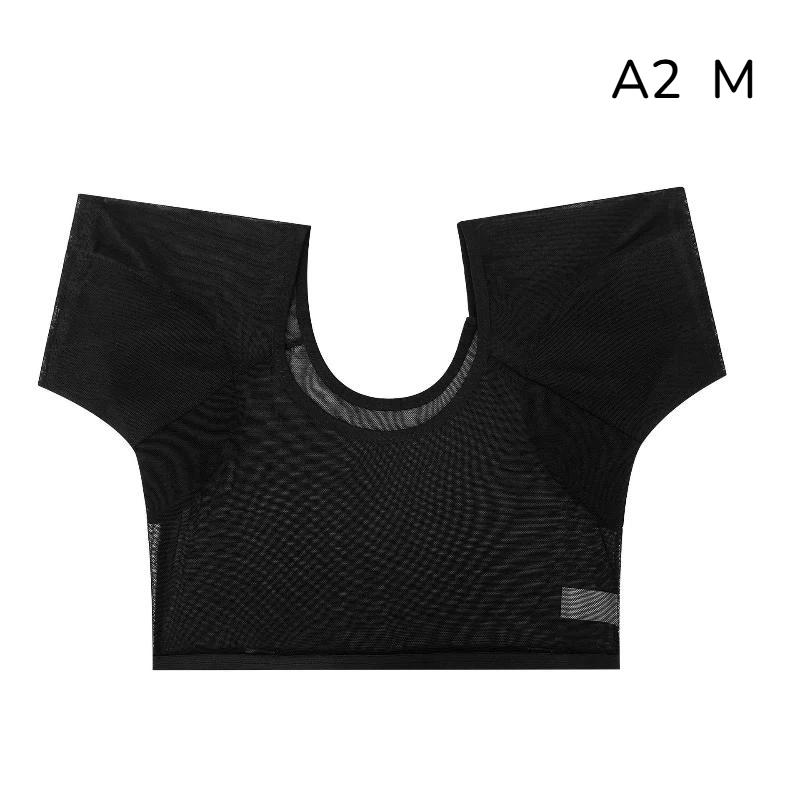 Ultracienkie Oddychające Podkładki Przeciw Poceniu pod Pachy Zmywalne Kształt T-shirtu Dyskretne Podkładki pod Pachy na Podróże Służbowe 1 szt.