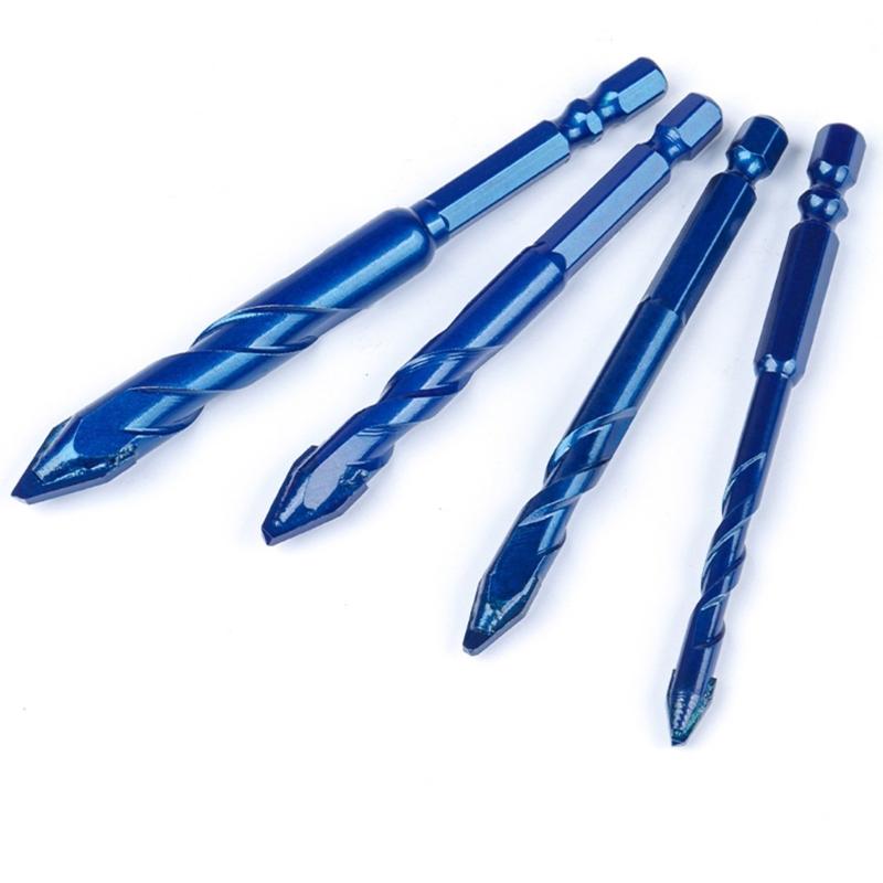 6/8/10/12mm Tile Bit Spades Drill Bit High Hardness Eccentric Drill Crooked Tip Eccentric Drill Bit Tilted Eccentric