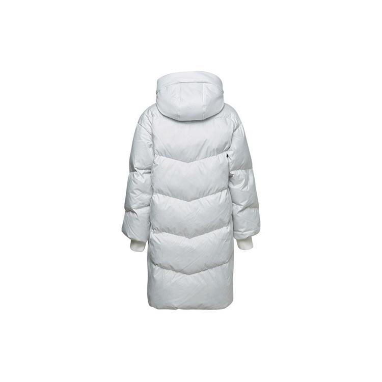 (WMNS) Converse Long Down Jacket Asia Sizing 'White' Women's 10019328-A01
