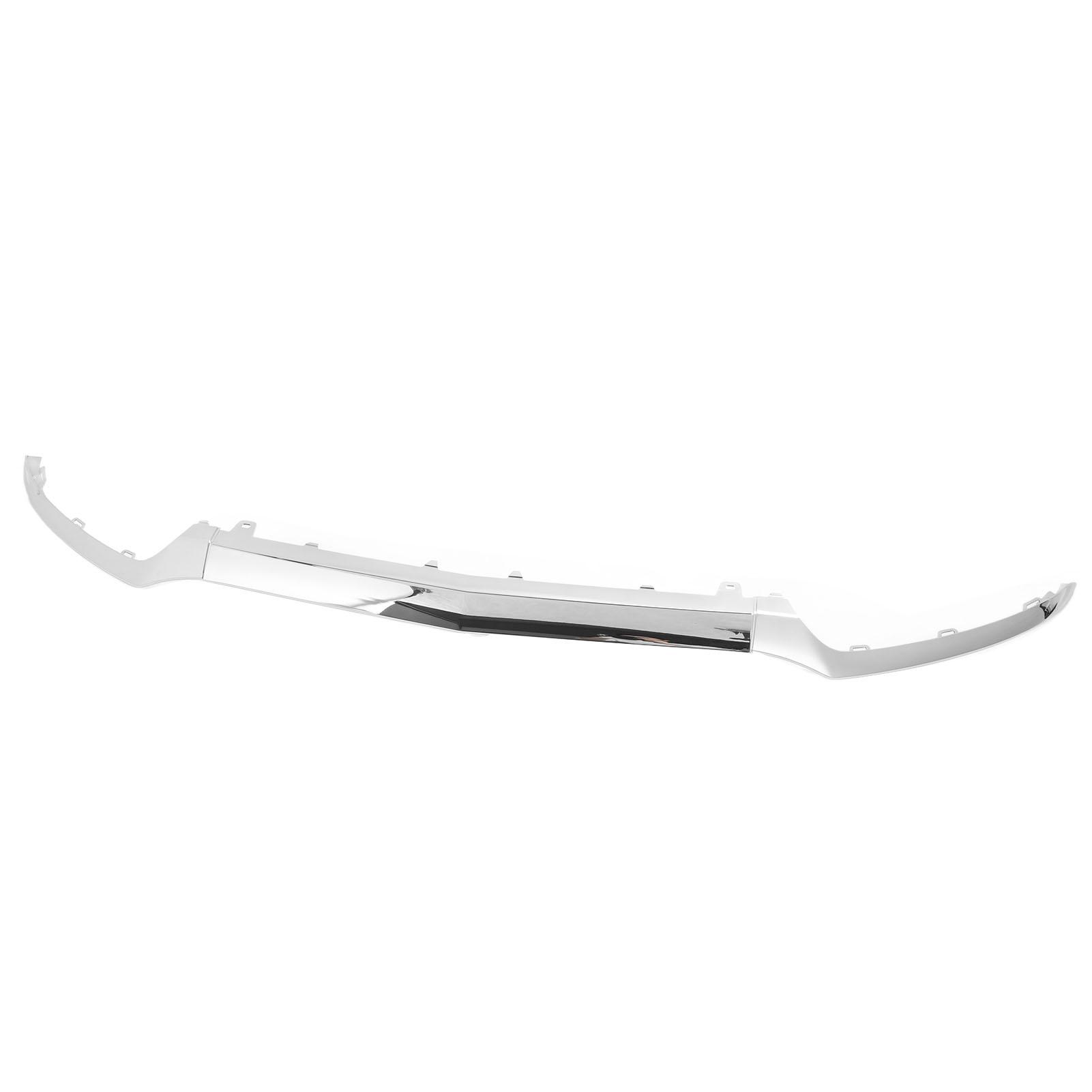 3Pcs Front Bumper Lower Chrome Trim