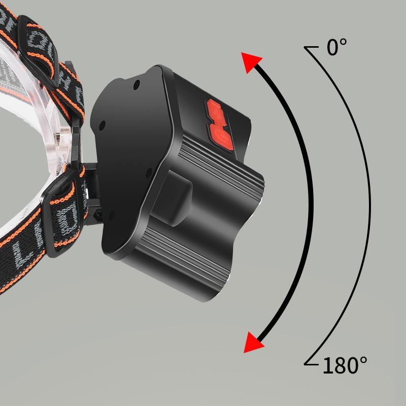 11LED Super Bright Rechargeable Headlamp: Long Battery Life for Night Running, Cycling, Fishing & Outdoor Sports