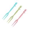 Boxed Set of Disposable Plastic Fruit and Dessert Forks