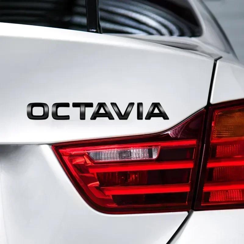 Autocolante Noi cu Litere 2025 pentru Logo SKODA 4x4 Karoq Kamiq Kodiaq Superb Octavia A7 Tour Rapid Yeti Emblema Insignă Portbagaj Spate Mașină Acc