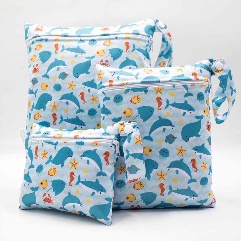 Waterproof Baby Diaper Bag - Portable, Washable, Travel-Friendly Storage Bag