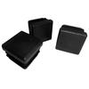 Internal cap for profile post roof 20x20 50 PCS BLACK