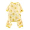 Soft Cotton Dog Pajamas Onesie for Small Medium Dogs - Polyester, Cozy, Wrinkle-Resistant Four-Legged Pet Apparel