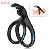 New Silicone Penis Rings Cock Ring Clitoral Stimulation Delay Ejaculation Male Masturbator Sex Toys For Couple Adult Sex