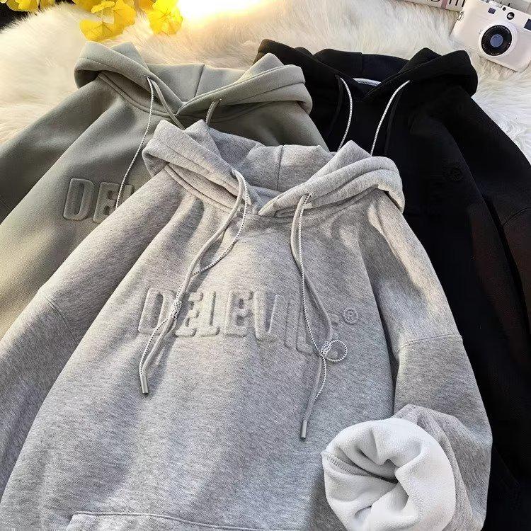 Men's Heavyweight Vintage Oversized Hoodie, 500g - Trendy, Loose Fit for Spring and Autumn