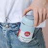 300ml 304 Stainless Steel Mini Vacuum Flask, Cute Pocket Insulated Water Bottle for Girls Daily Office Travel