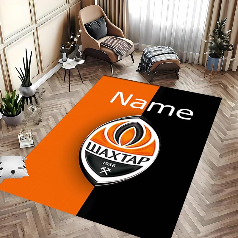 Custom Personalization FC Shakhtar Donetsk Area Rug - Perfect For Kitchen, Bathroom,Laundry Room Decor Large Size Available,Gift All Seasons